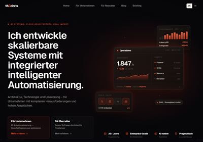 Vorschau der Website th3chris.com